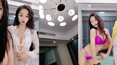 9分颜值尤物女神！和女同闺蜜一起！扭腰摆臀热舞，难得道具插穴自慰，紧致骚穴让人欲罢不能